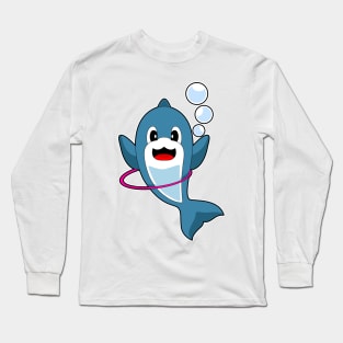 Dolphin Fitness Gymnastics Sports Long Sleeve T-Shirt